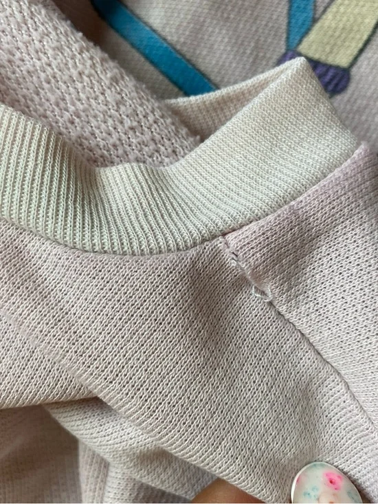 Betty Boop Pastel Pink Kids Graphic Sweatshirt with Colorful Print - Picture 6 of 7